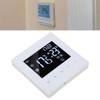 White Intelligent Thermostat Touch Screen 16A LCD Display Smart Temperature