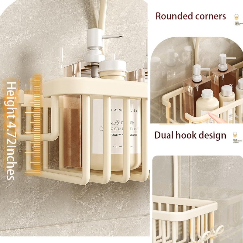 Vilemoon Hanging Shower Caddy Organizer - No Drilling Shower Organizer