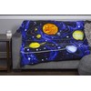 Dawhud Direct Solar System Fleece Blanket for Bed, 50" x
