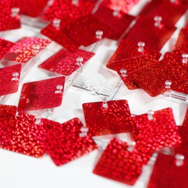 Shimmer Wall Backdrop Panels Iridescent Red Sequin Backdrop for Bachelorette Party Bridal Shower Stage Wedding Backdrop Panel Decor (12 Packs)