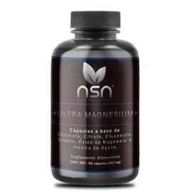 ULTRA MAGNESIO | Orotato, Glicinato, Citrato, Gluconato, Oxido,|531 mg por Cápsula | 100 Cápsulas