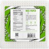 Soeos Rice Paper, White Rice Paper Wrappers, 1 Pack, 34