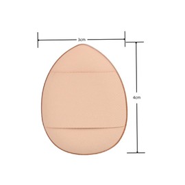 GYWHOOFT 5 Colors Finger Puff Cushion Funde Water Drop Shape Cosmetic Puff Mini Size Powder Puff Fingertip Cushion Fande Sponge Soft Absorbent Wet Wet & Dry Makeup Puff Portable Makeup Supplies (Set