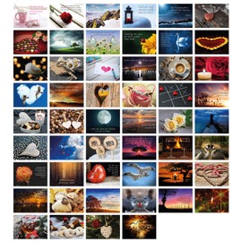 Clever Pool Wedding Postcards – 52 Pieces in One Set – Postcard Game – Romantic Postcards with Special Motifs and Sayings – Perfect Surprise for Lovers