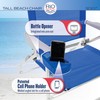Rio Beach 2-Pack 17" Extended Height 4-Position Folding Beach Chair,