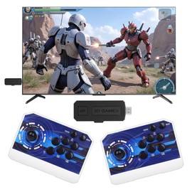 Hugawelo 42000 in 1 Wireless Bluetooth Joystick Large 3D Game Console, 1280X720 high-Definition Output, Large 3D Games, Search/Save/Hide/Pause Games, 1-4 Players