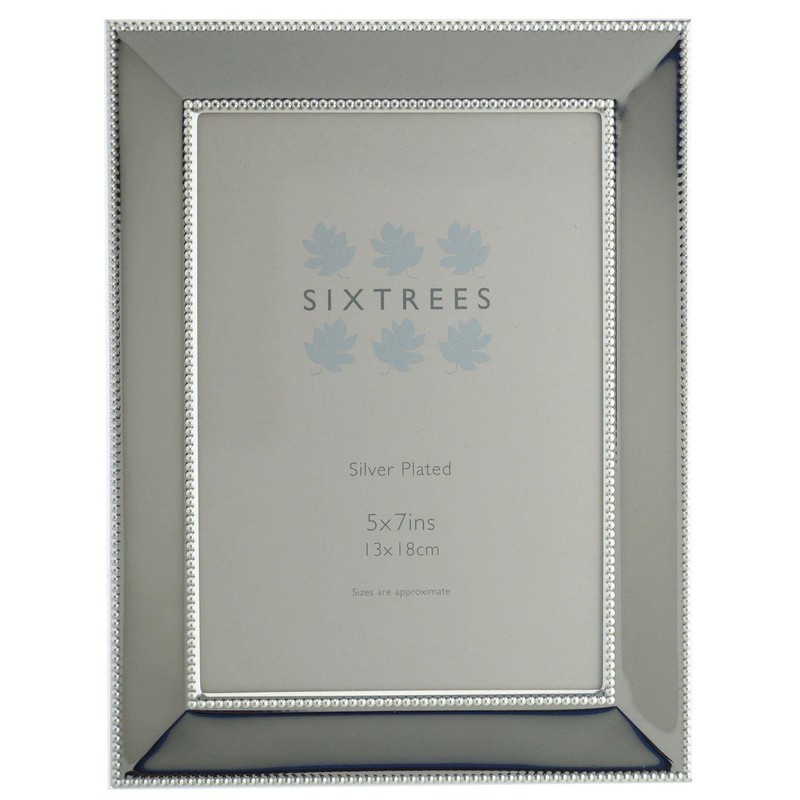 Sixtrees Jenkins Embossed Silver Plated 5 x 7 inch Photo