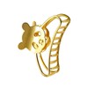 Beavorty 1pc Cute Cartoon Panda Hair Clip Metal Zinc Alloy