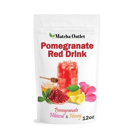 Pomegranate Hibiscus Honey Lemon Refresher 12oz Natural Powder Drink Mix