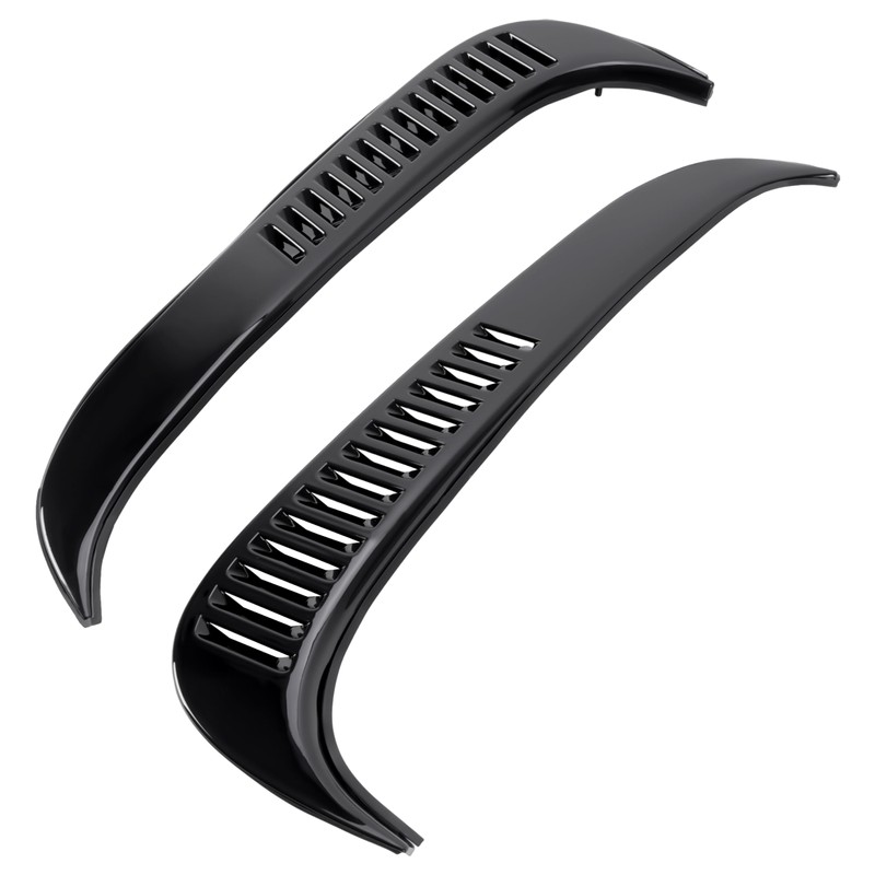 HECASA Rear Side Louver Window Vent Compatible with 1991-1998 Lexus