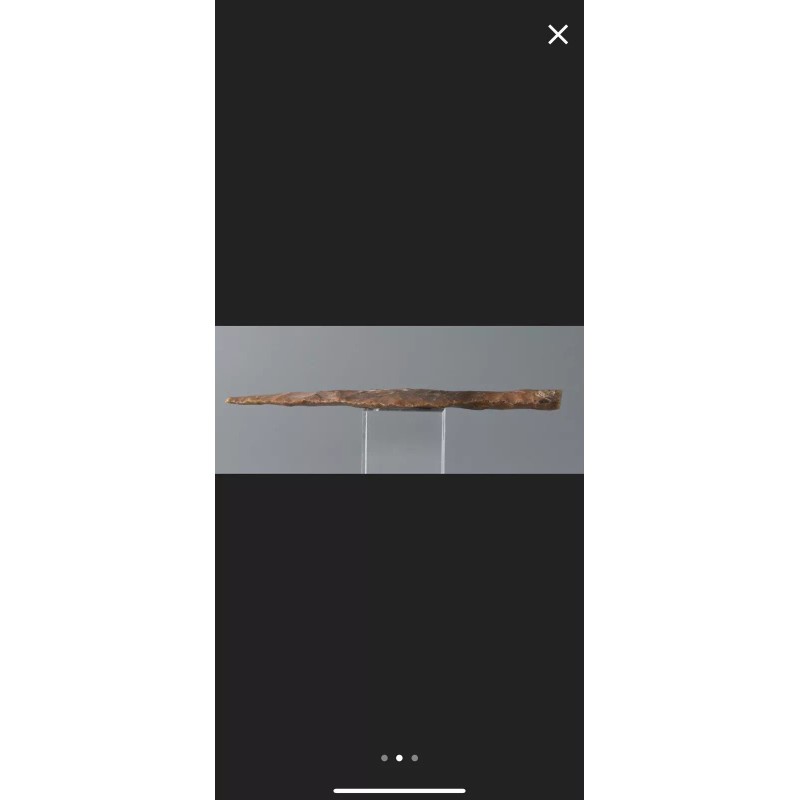 Danish Flint Dagger Bronze Copy Chris Levatino