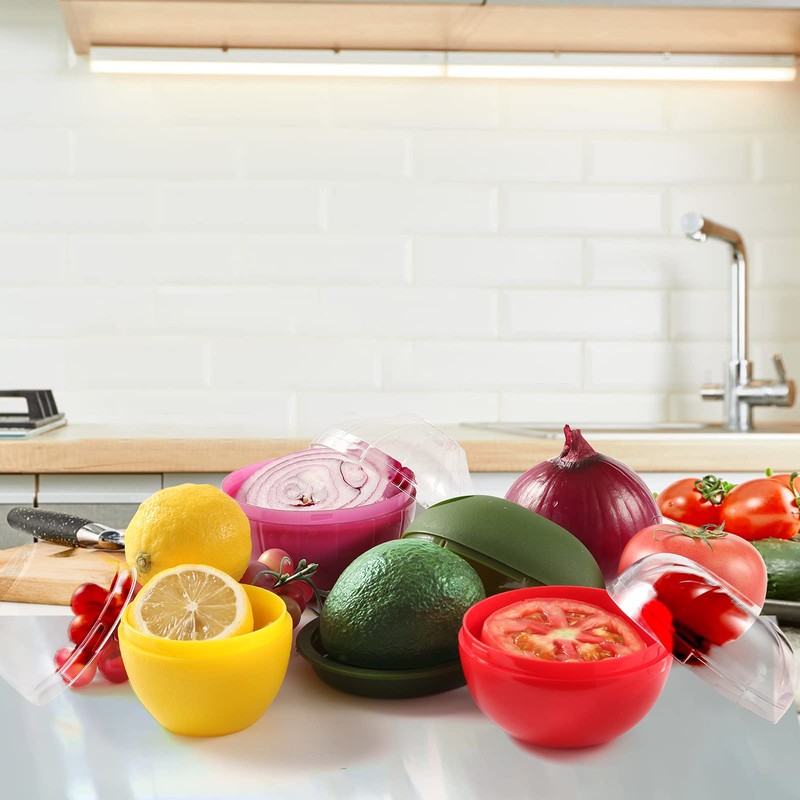 Onion Storage Containers, Reusable Onion Keeper for Refrigerator, Individual Onion