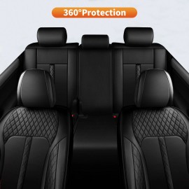 Unbranded Car Seat Cover Pad Breathable PU Leather Full Set For Toyota 4Runner 2003-2022