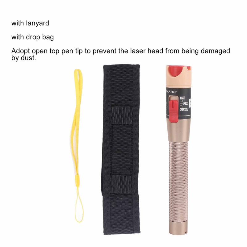 VFL Red Light Pen Non Slip Handle Aluminum Alloy Dust