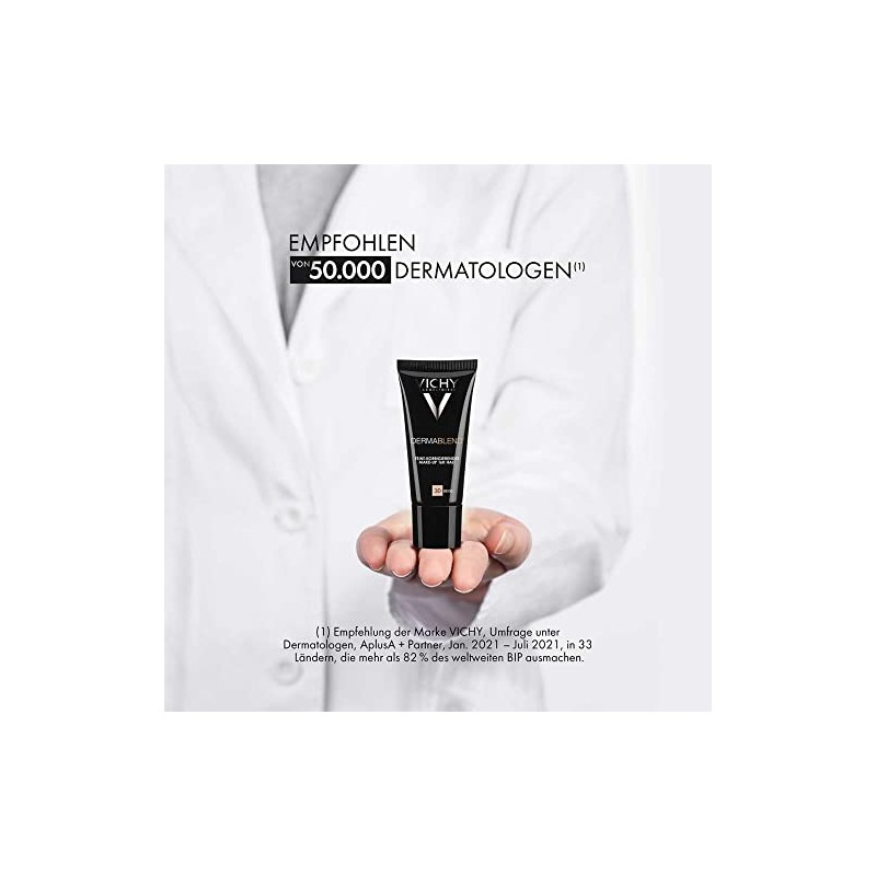 VICHY Base de Maquillaje Fluida Alta Cobertura FPS35 Vichy Dermablend