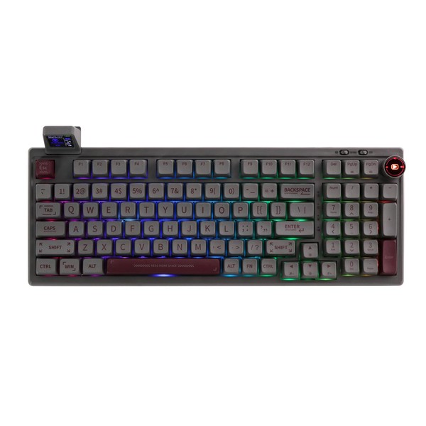 EPOMAKER RT100 97 Keys Gasket BT5.0/2.4G/USB-C Mechanical Keyboard with Customizable