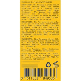 Aceite Pre-afeitado Seven Potions Para Hombres: Ideal Para P