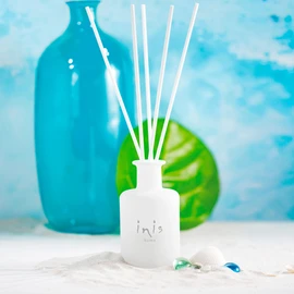 Inis the Energy of the Sea - Reed Diffuser Set with Fragrance Oil | Glass Bottle and Fibre Reeds, Clean Ocean Fresh Aquatic Home Fragrance for Living Room, Bathroom and Bedroom