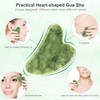 Gua Sha Stone Set, Jade Guasha Massage Scraper, Face Roller
