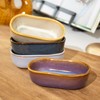 Oval Reactive Glaze Mini Oven Dishes Set Of 4 Ceramic