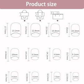 XYTAHDM 24 Stück Press on Nails Kurz,Squoval Nude Rosa Ombre Weiß Blumen Spring Fake Nails,Französische Acryl Künstliche Fingernägel für Frauen Mädchen DIY Maniküre Dekoration