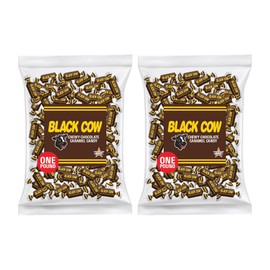 Black Cow Chocolate Caramel Candy, 2 Lbs. (Bite Size) by Atkinson