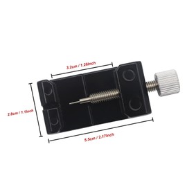 LYECUN Watch Link Removal Tool, 28mm Wider Design for Efficient Watch Metal Bracelet Removal, with 3 Spare Thimbles