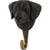 WILDLIFEGARDEN WG4490 Labrador Retriever Hand Carved Wall Hook