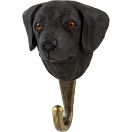 WILDLIFEGARDEN WG4490 Labrador Retriever Hand Carved Wall Hook