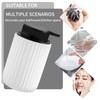 TEAKISS Matte White Refillable Hand Soap Dispenser - 13oz Ceramic