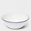 Highlander 17cm Enamel Bowl Camping Cooking Eating, White, One Size