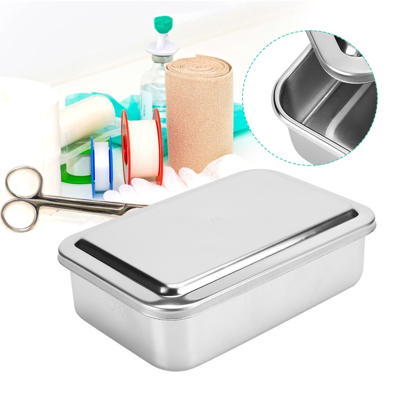 6inch Cleaning Box 304 Stainless Steel Instrument Storage Tray Cleaning