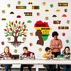 91 Pcs Black History Month Decorations for Classroom Bulletin Board