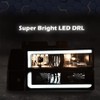 PIT66 Corner Headlight Bumper Lamp w/LED Strip Light,Compatible with 1994-1998