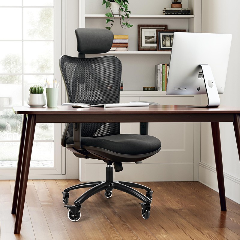Frassie 28 Inch Heavy Duty Office Gaming Chair Metal Base
