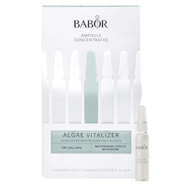 BABOR Algae Vitalizer, Ampollas para el rostro, Con extracto de Algas verdes para una tez vitalizada, Fórmula vegana, Ampoule Concentrates, 7 x 2 ml