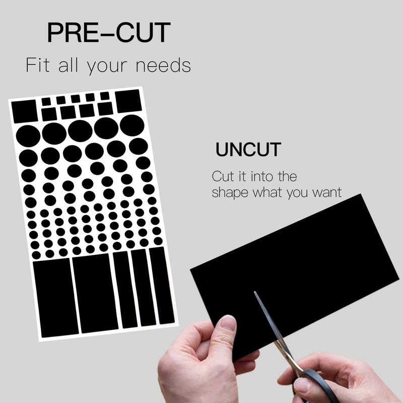 Light Blocking Stickers,Blackout Stickers for Electronics, Dimming 100% of LED