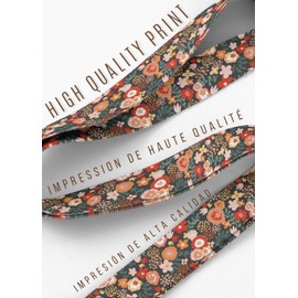 INNObeta Lanyard for Keys, Neck Lanyard, Lanyards for ID Badges, Key Chain for Men and Women, Cool Lanyards, Dark Flower