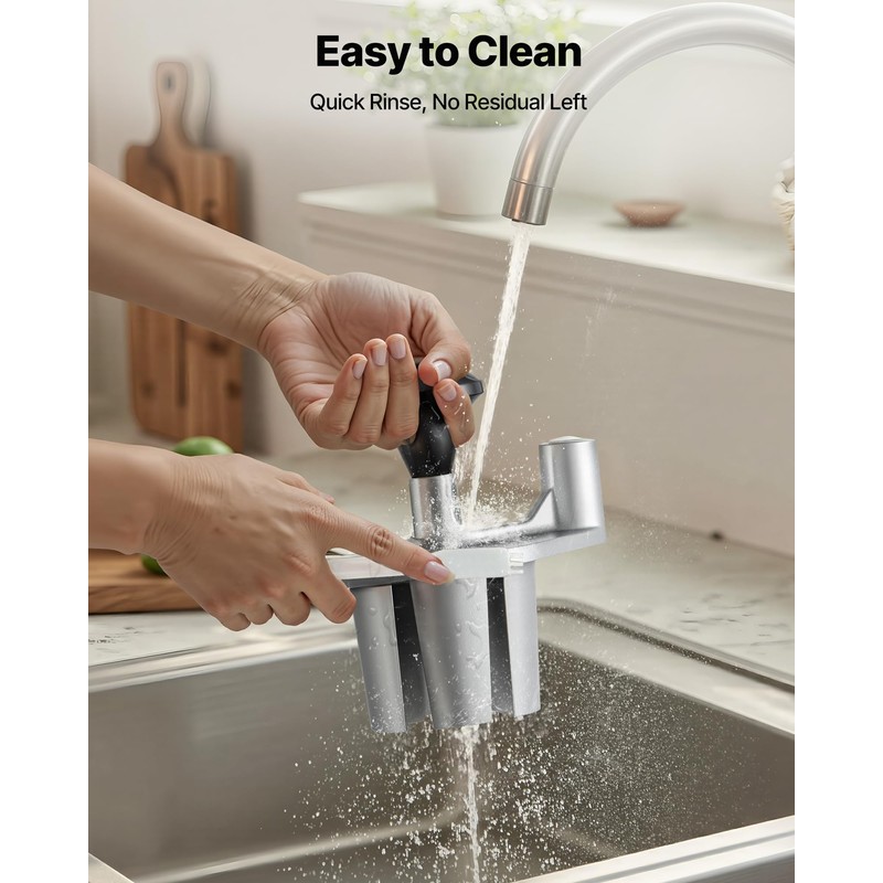 VEVOR 4-Section Commercial Easy Wedger Stainless Steel Blade Fruit Lime