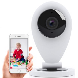 HiKam S6 Surveillance Camera with Personal Detection | Alexa Compatible Free | Cloud in EN WLAN IP Camera HD Data Security with German Server App Instructions Support (English language not guaranteed)