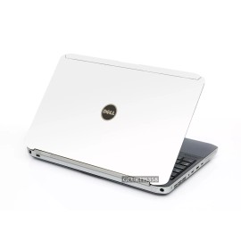 Unbranded/Generic WHITE Vinyl Lid Skin Cover Decal fits Dell Latitude E5520 Laptop