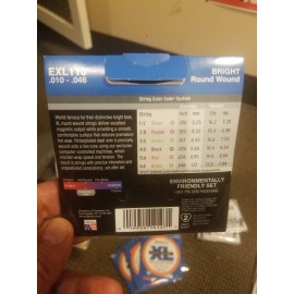 D'addario acoustic guitar strings light gauge, bright round wound