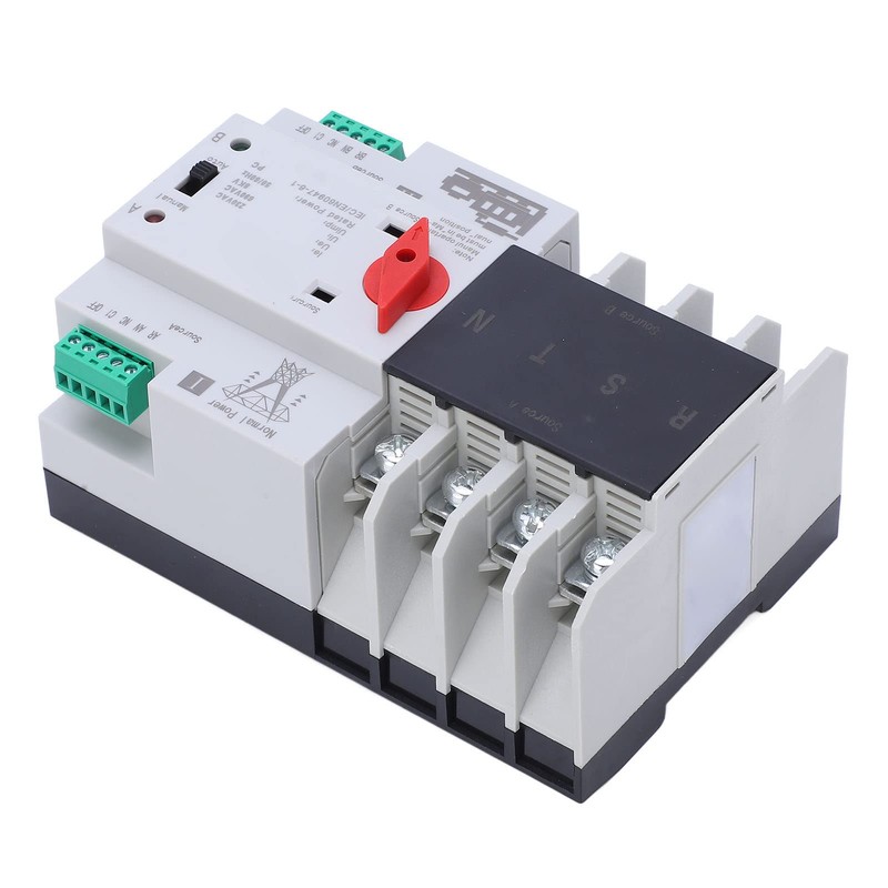 4P Dual Power Automatic Transfer Switch Uninterruptible Transfer Switch AC230V