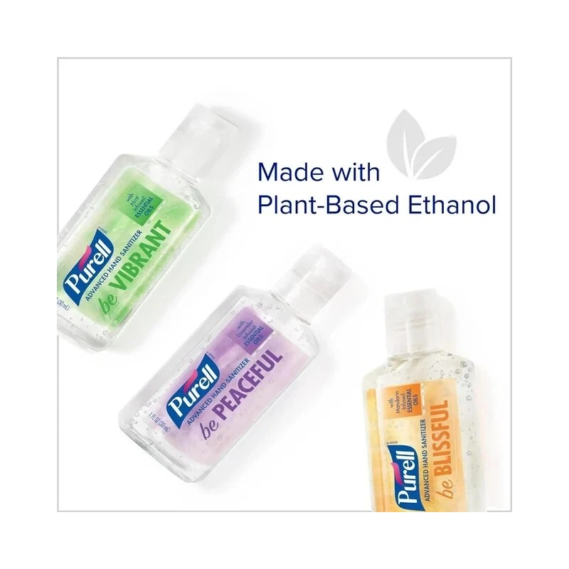 Purell Advanced Hand Sanitizer Gel, Infused Essential Oils, 12 x