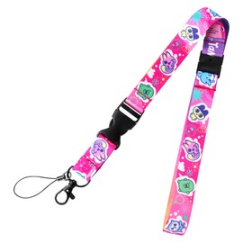 BANDAI Tamagotchi Neck Strap, Pink, Recommended Ages: 6 years and up, Tamagotchi Paradise