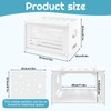Upgrade Router Shelf Storage, Networking Router Stand, Freestand & Wall