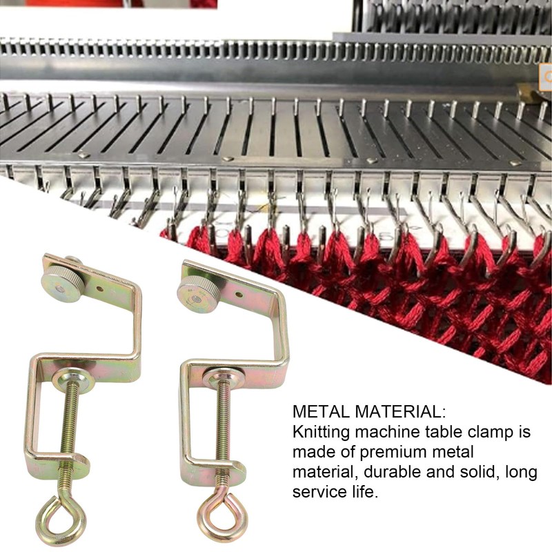 Set of 2 Knitting Machine Table Clamp, KR830 KR840 KR850