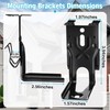 Ceoighe 4 Pcs Garage Door Sensors Bracket, Replacement for 41A5034