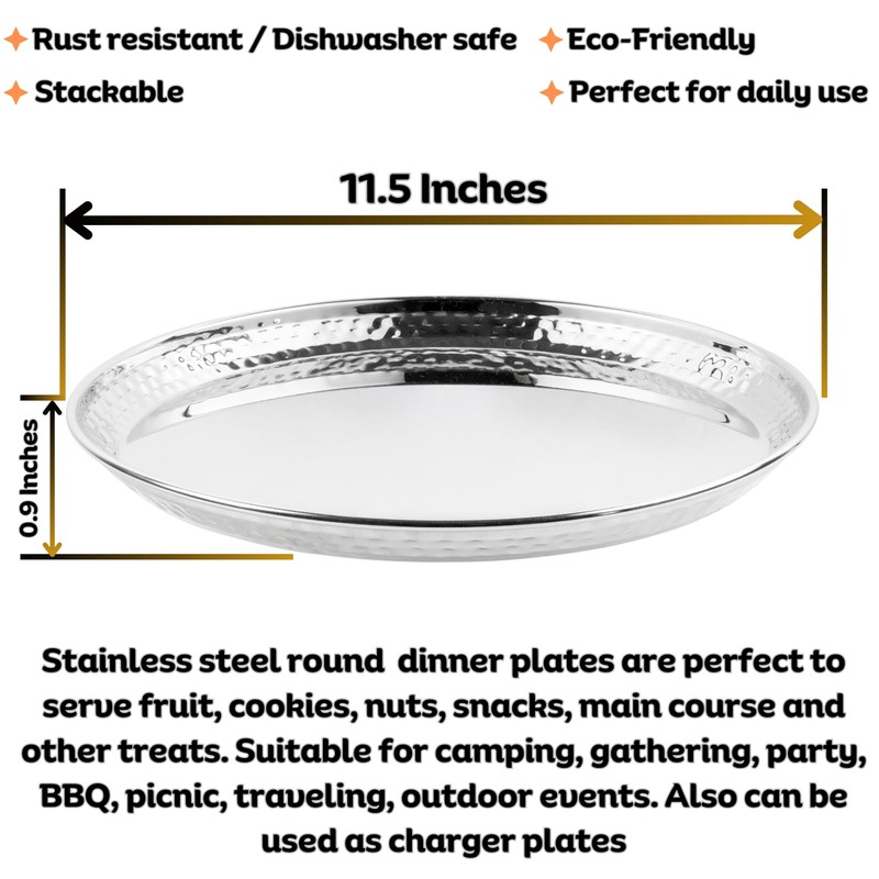 Vanacara 28 Piece Stainless Steel Dinnerware set for 4, Stylish
