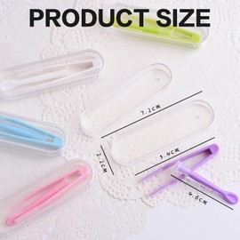 10 Pcs Contact Lense Applicator Contact Lens Tweezers Suction Stick Inserter Remover Contact Lens Handlers Contact Lens Remover Tool Contact Lense Applicator for Travel and Outdoor Activities to use